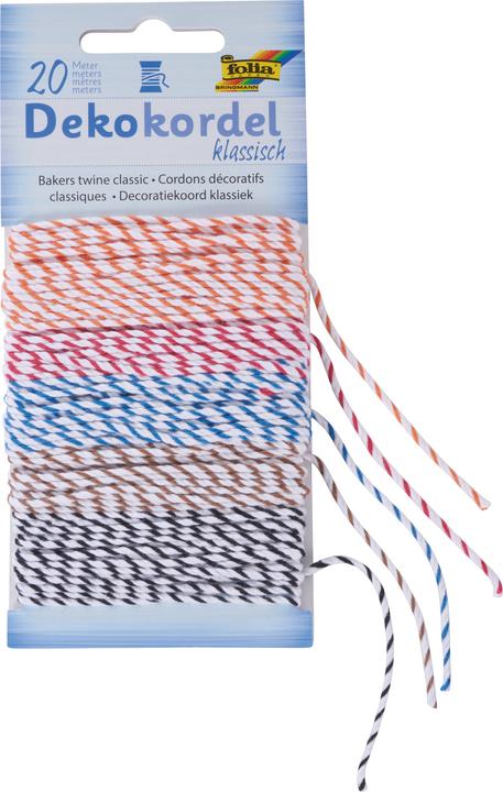 Produktbild Magni Dekokordel klassisch, 20m 2farb.,5 Farben pro Karte (5x)