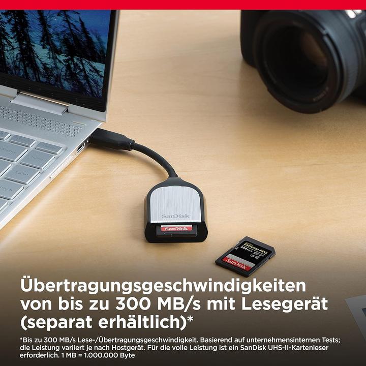 Actual product image SANDISK Extreme Pro (512 GB, SDXC, U3, UHS-II)