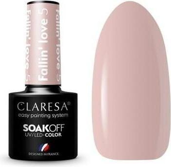 Immagine prodotto Claresa Smalto UV Fallin Love 5ml - Confezione da 5 (Beige, Vernice UV gel)