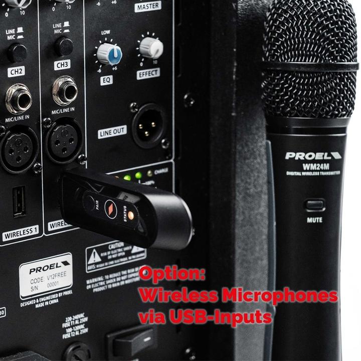 Produktbild Proel Akku Sound System 10 Zoll (Aktiv, 3x 350 W)