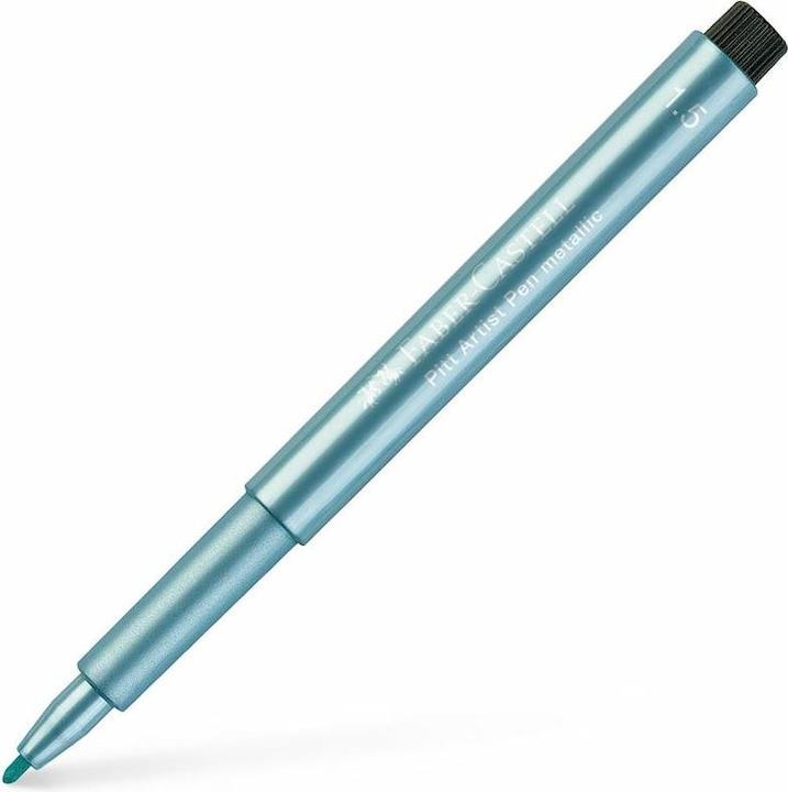 Faber-Castell Pitt Artist Pen Metallic (Blau, 1 x)