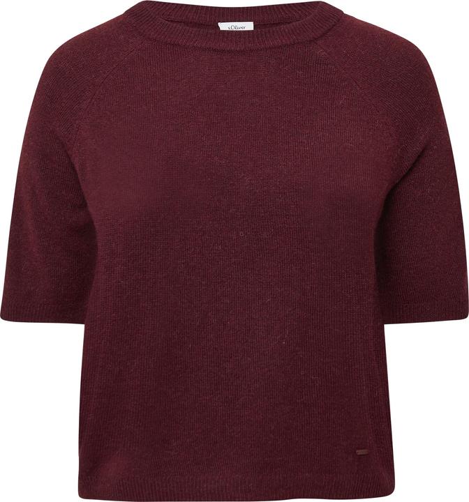 Produktbild s.Oliver Strickpullover Kurzarmpullover aus Alpakamix (46)