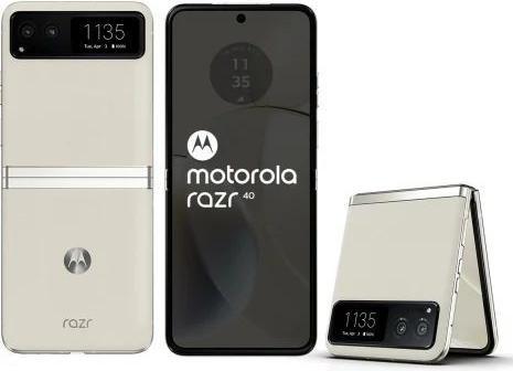 Actual product image Motorola Razr 40 (256 GB, Vanilla cream, 6.90", SIM + eSIM, 5G)