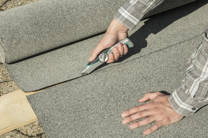 Produktbild wolfcraft 1 Profi Trapezklingenmesser + Köcher (Cutter)