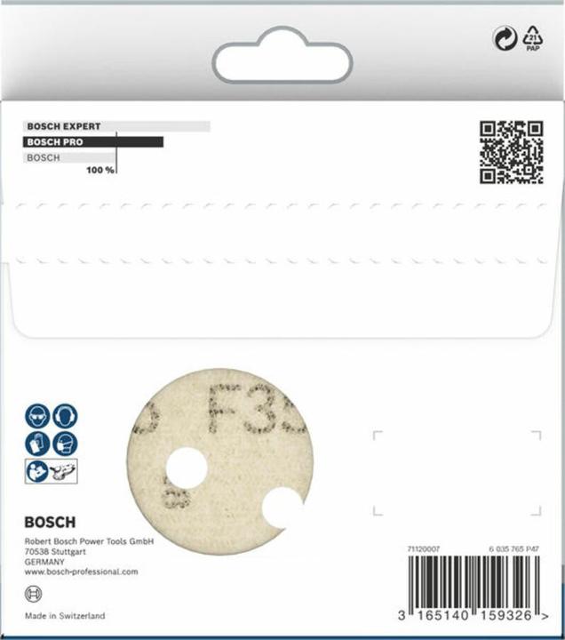 Actual product image Bosch Professional Zubehör PRO F355 sanding sheet, 115 mm, G1200 (1200)