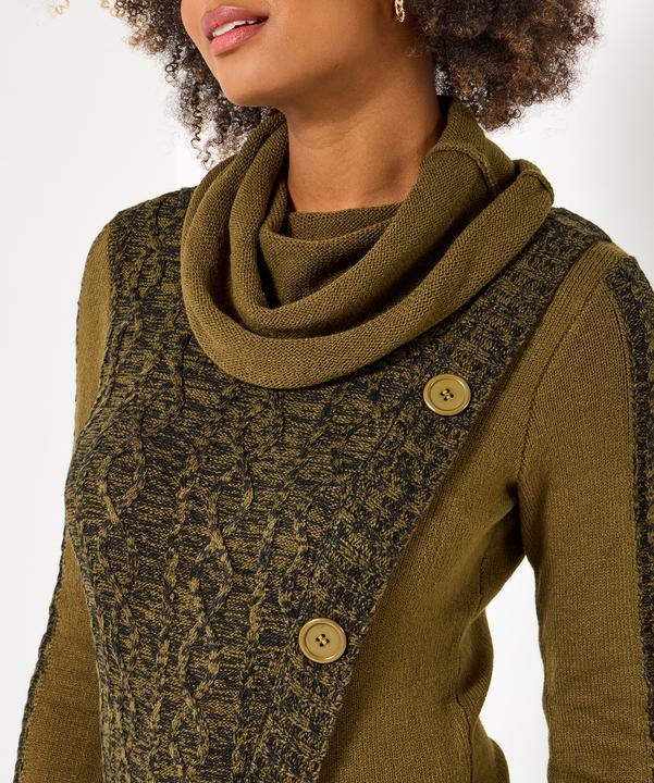 Produktbild Joe Browns Two-Tone Funnel Neck Jumper (40)