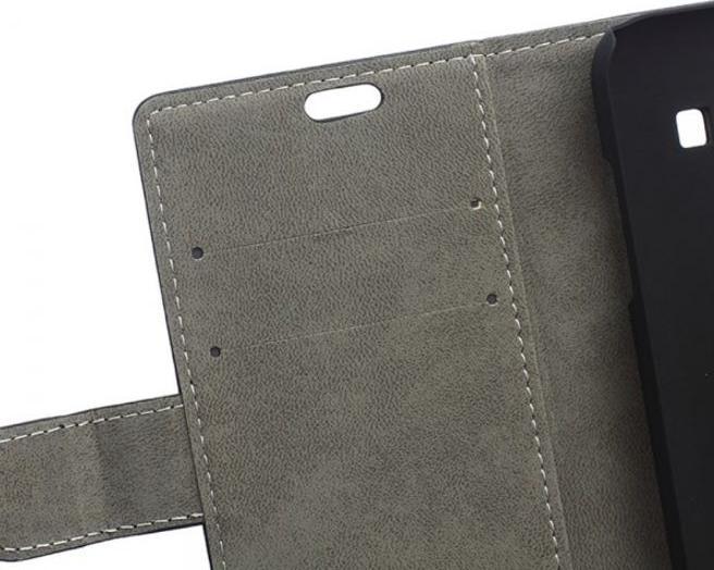 Produktbild MU Classic Schöne Leder Hülle (Samsung Galaxy J1)