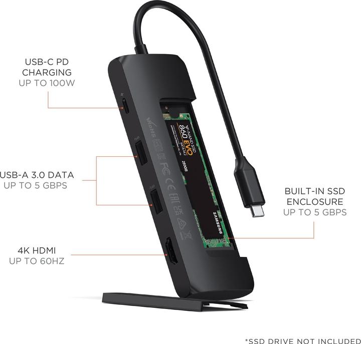 Produktbild Satechi Hybrid Multiport (USB-C, 1 Port)