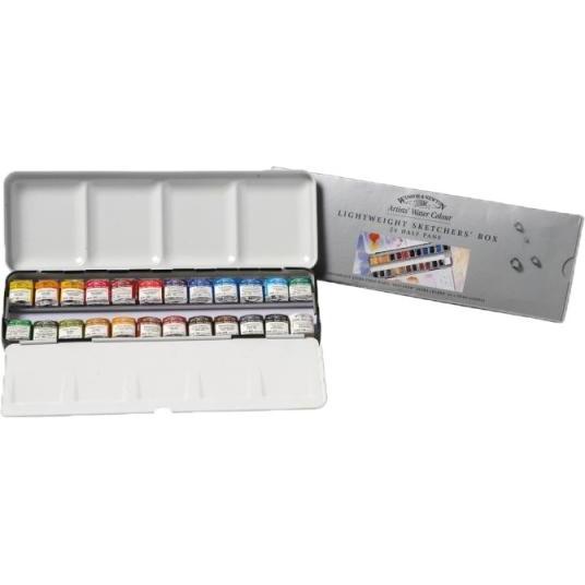 Winsor & Newton, Künstlerfarbe + Bastelfarbe, Aquarellfarbe Artists (Brown, Grey, Orange, Green, Magenta, Pink, Graphite...