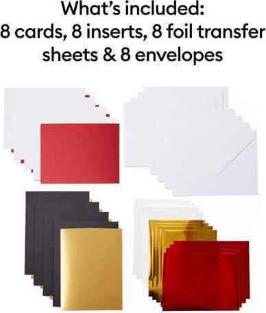 Image du produit Cricut Carte vierge Joy 10.8 x 14 cm Transfert, Noir/Blanc (8.80 pcs)