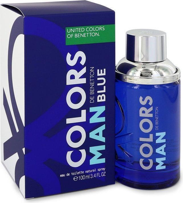 Actual product image Benetton Colors De Blue by Eau de Toilette Spray 100 ml (Eau de toilette, 100 ml)