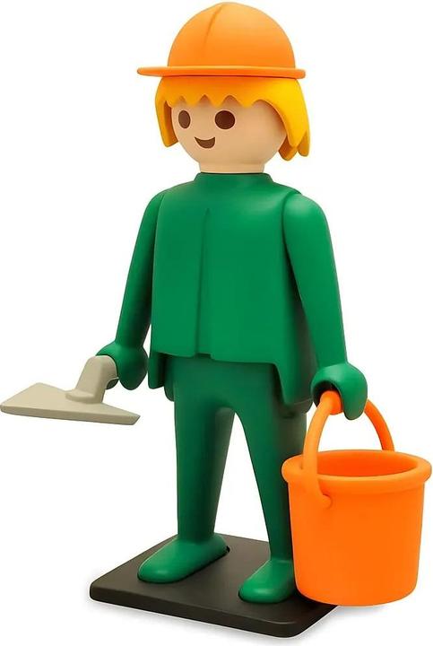 Plastoy Playmo Vintage Fig. L'ouvrier Macon (214, Playmobil Sand)