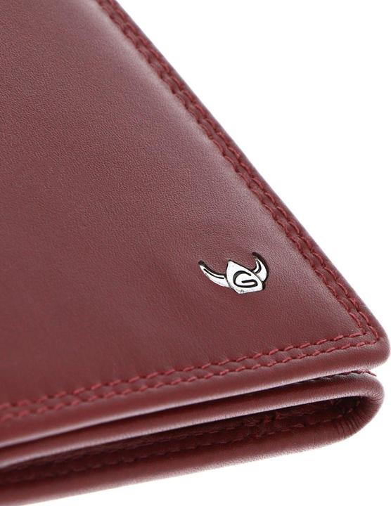 Actual product image Golden Head Polo wallet RFID protection leather 8 cm
