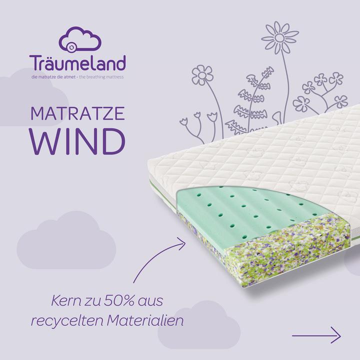 Produktbild Träumeland better dreams edition Matratze Wind (60 x 120 cm)