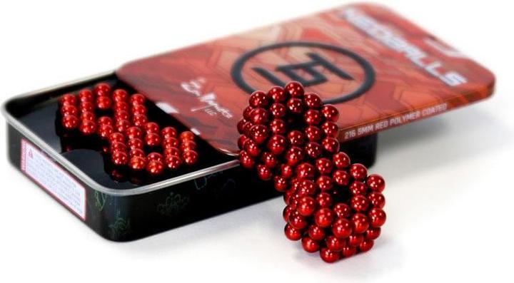 Actual product image Neoballs Sphere Magnets Red