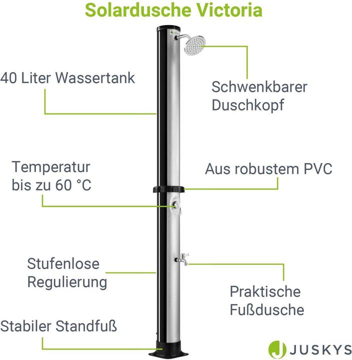 Image du produit Juskys Douche solaire Victoria