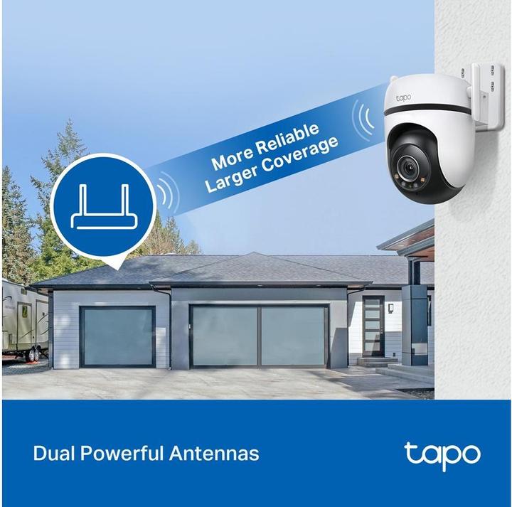 Actual product image TP-Link Tapo C520WS 4MP 360° outdoor camera MicroSD (2560 x 1440 Pixels)