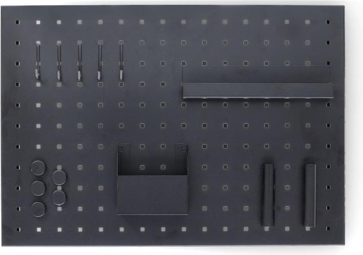 Immagine prodotto Zeller Present Lavagna per appunti con utensili, metallo, nero (Calamita, 50 x 35 cm)