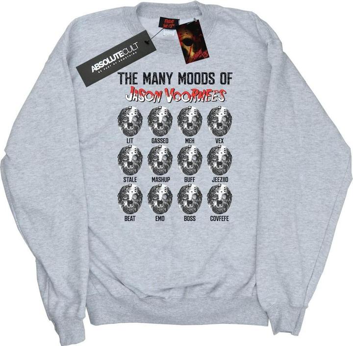 Produktbild Absolute Cult The Many Moods Of Jason Voorhees Sweatshirt (L)