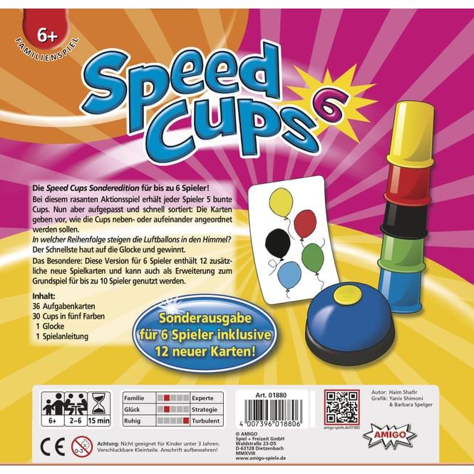 Produktbild Amigo Speed Cups Deluxe (Deutsch, 1 - 6 Spieler)