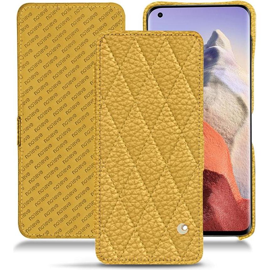 Noreve Lederschutzhülle horizontal (Xiaomi Mi 11 Ultra), Smartphone Hülle, Orange