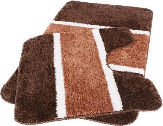 Domoletti BADMATTEN SET MA3866A BRUIN (80 x 50 cm)