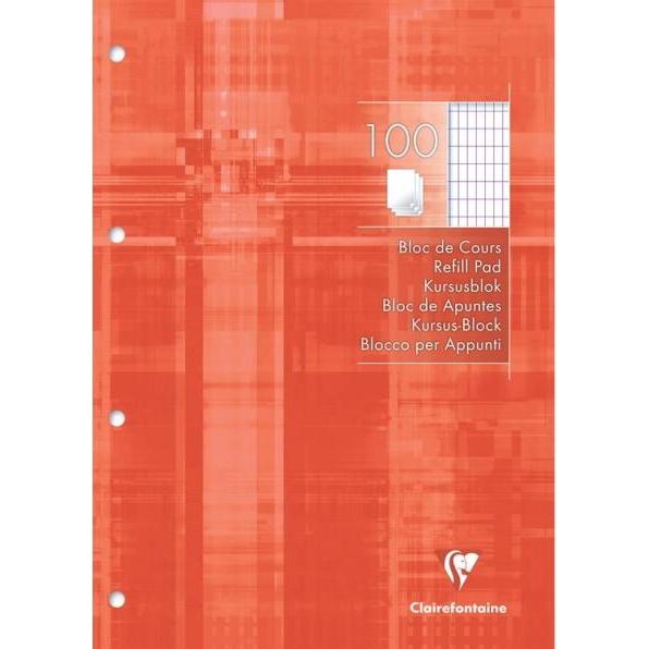 Clairefontaine, Heft + Block, Metric (A4, Kariert, Kein Einband)