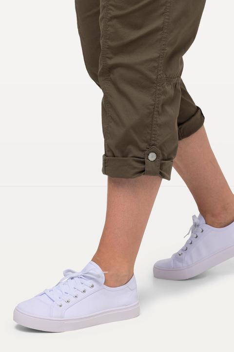 Produktbild Ulla Popken 7/8-Cargohose, Krempelriegel, Komfortbund (50)