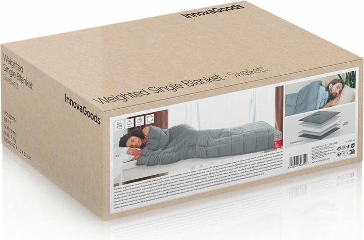 Immagine prodotto InnovaGoods Coperta appesantita (120 x 180 cm)