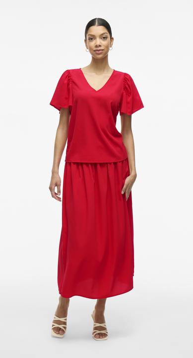 Actual product image Vila V-Ausschnitt Oberteil mit kurzen Ärmeln (38)