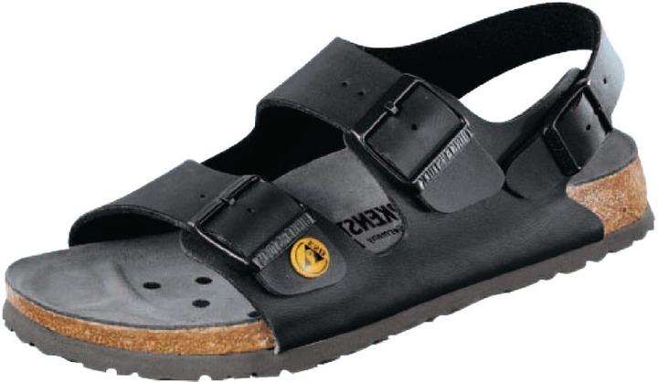 Produktbild Birkenstock Milano ESD Birko-Flor Schwarz (37)