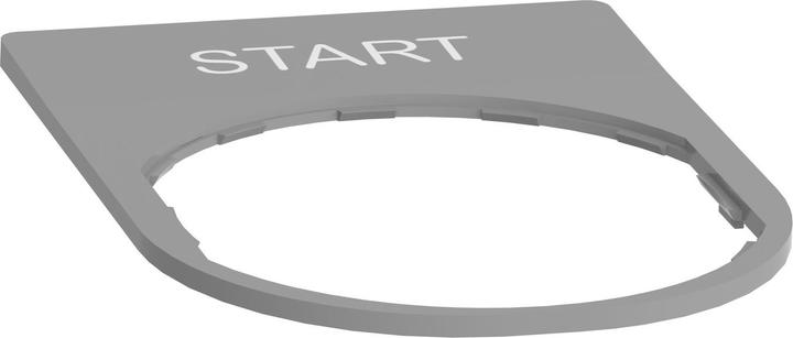 Actual product image Schneider Electric Label holder 30x40mm, with lettering ZBYP2303C0