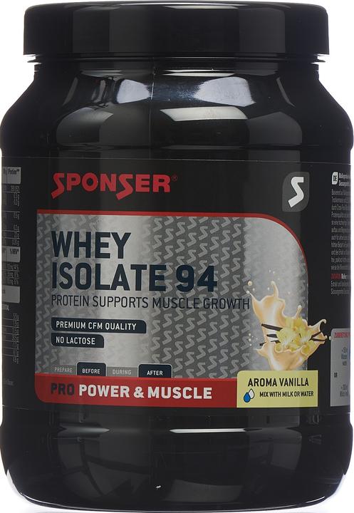 Actual product image Sponser Whey Isolate 94 (Vanilla, 1 x, 425 g)