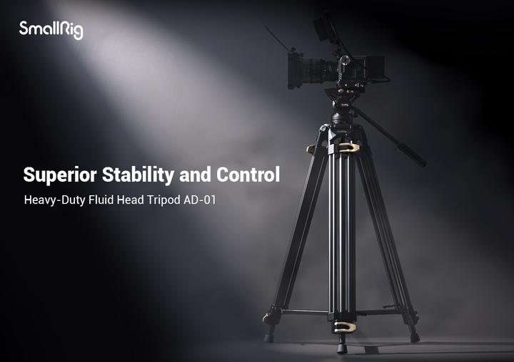 Immagine prodotto SmallRig AD-01 supporto per testa fluida ad alte prestazioni (Metallo)