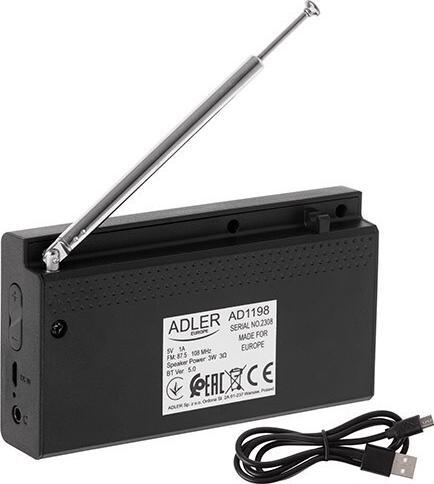 Actual product image Adler AD 1198 (FM, Bluetooth)