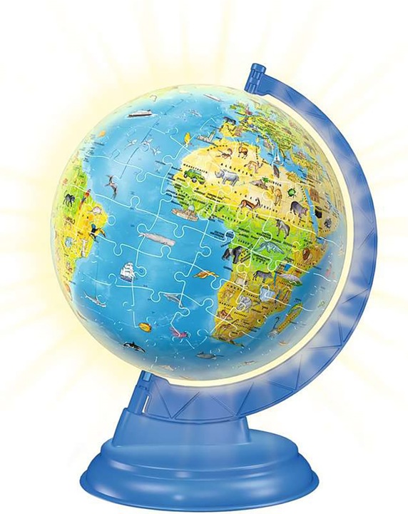 Produktbild Ravensburger Kinderglobus mit Licht (180 Teile)