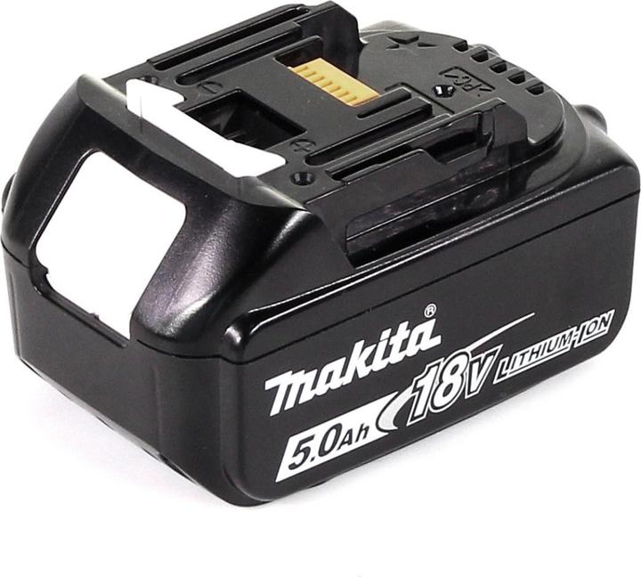 Produktbild Makita DCL 180 T1 W 18 V Li-Ion Akku-Staubsauger Weiss + 1 x 5,0 Ah Akku - ohne Ladegerät