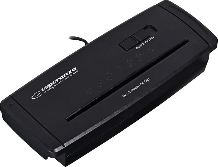 Produktbild Esperanza EN104 Aktenvernichter Streifenzerkleinerung (Streifenschnitt)