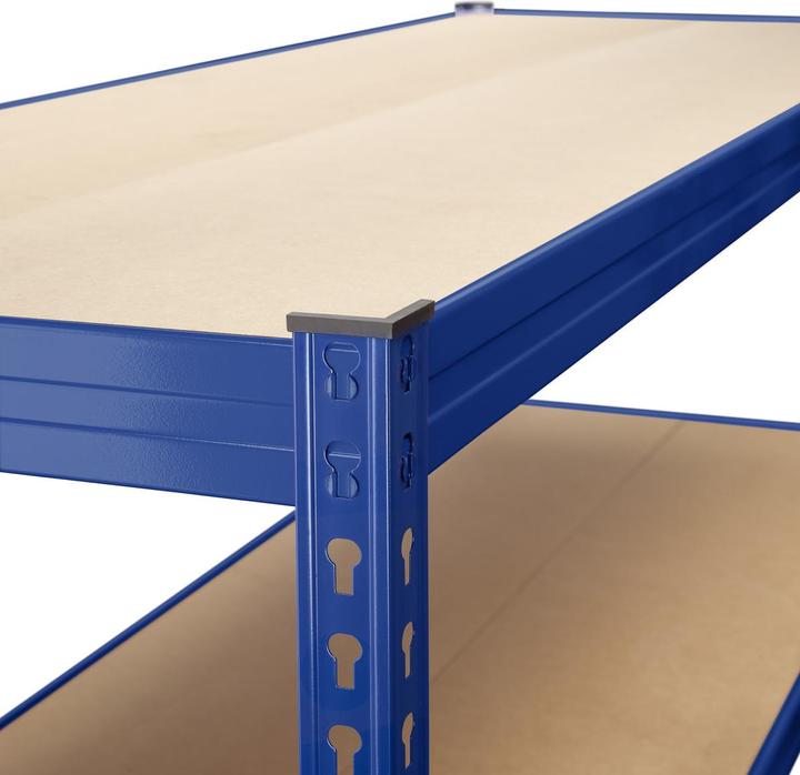 Produktbild Avasco Schwerlastregal Robus 400 blau 1800x1800x600 mm 4 Bden Tragkraft 1600 kg