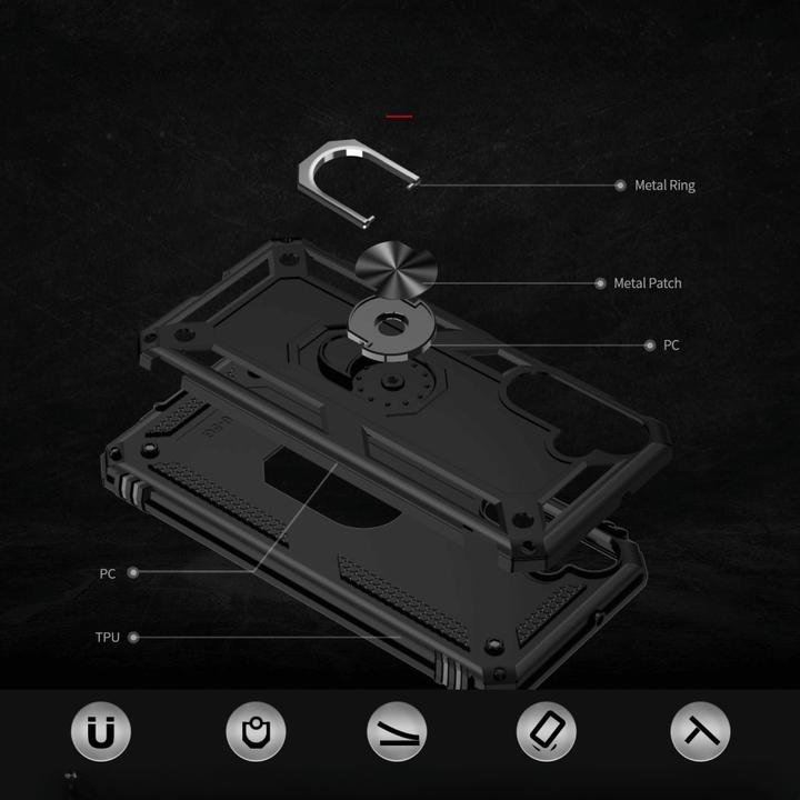 Actual product image Cover-Discount Galaxy A16 - Robust back cover with kickstand (Samsung Galaxy A16)