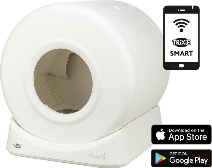 Actual product image Trixie Smarte Katzentoilette, Weiss (Self-cleaning litter tray)