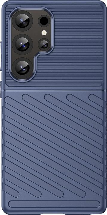 Produktbild Hurtel Thunder Case Hülle für Samsung Galaxy S25 Ultra Silikon Panzerhülle - Blau (Samsung Galaxy S25 Ultra)