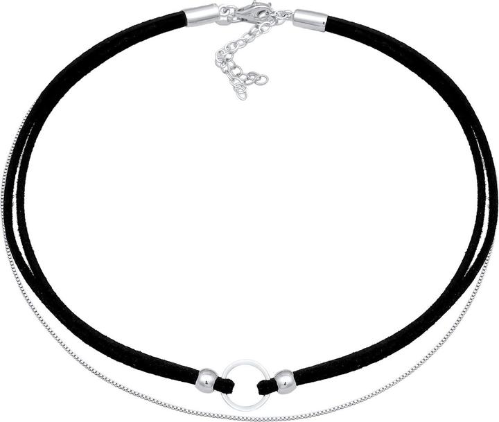 Immagine prodotto Elli Girocollo (Ecopelle, Argento 925, Nessuna pietra, 32 cm)