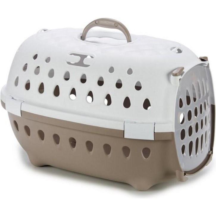 ZOLUX Panier de transport travel smart - Taupe - Pour chien et chat