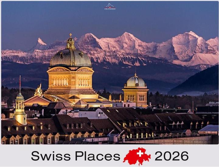 Image du produit Swiss Places 2026 (40 x 31 cm, Français, Allemand)