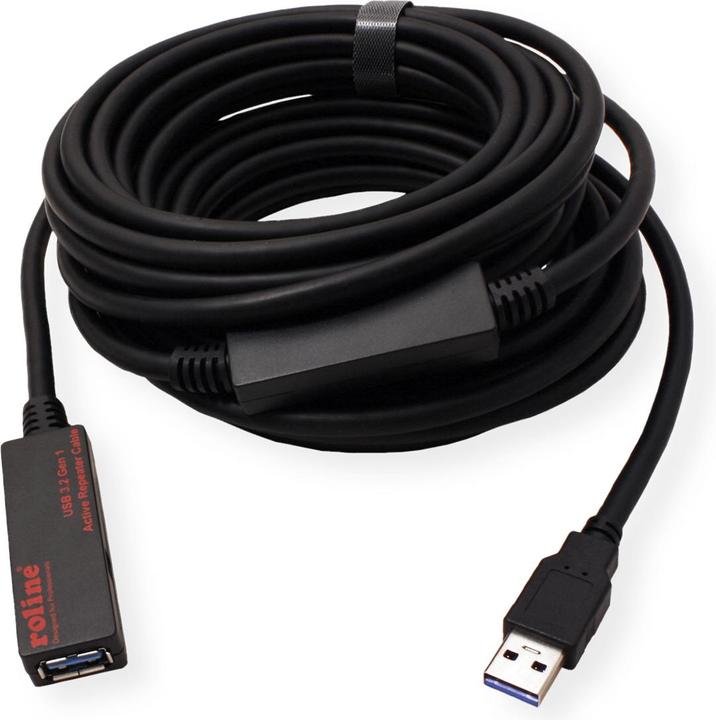Image du produit Roline USB A – USB A (10 m, USB 3.2 Gen 1)