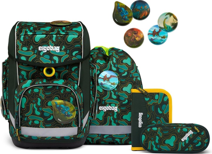 Brown, Dark green, Yellow
