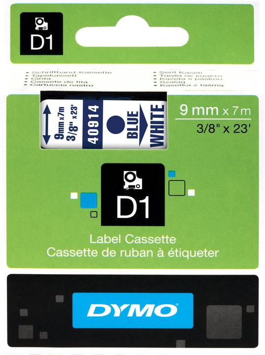 Produktbild Dymo S0720690 Standardband (0.90 cm, Blau)