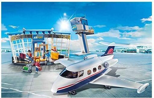 Produktbild Playmobil Flughafen mit Flugzeug und Tower (71153, Playmobil City Action)