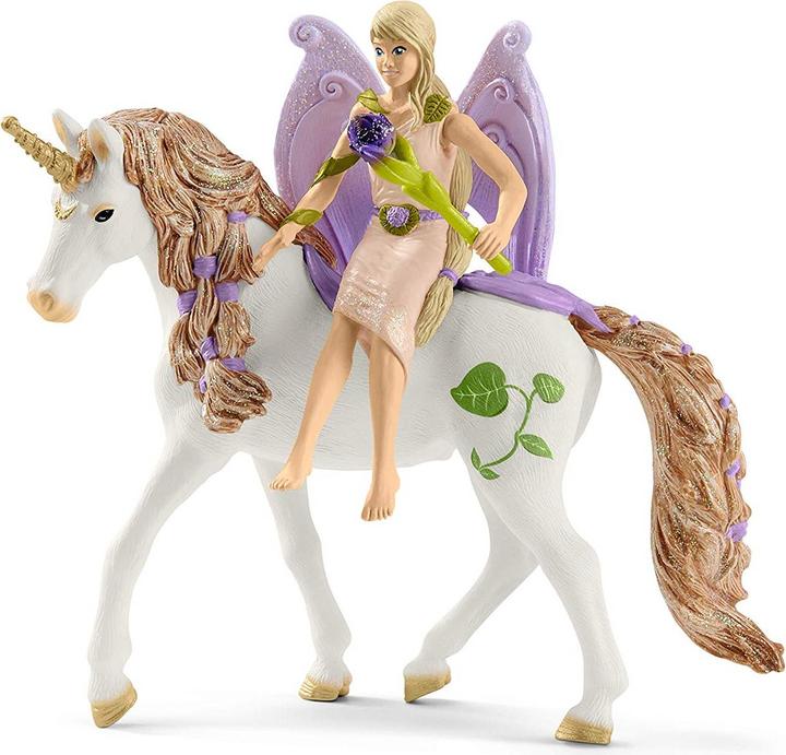 Schleich Glitzerndes Blütenhaus mit Einhörnern, See und Stall